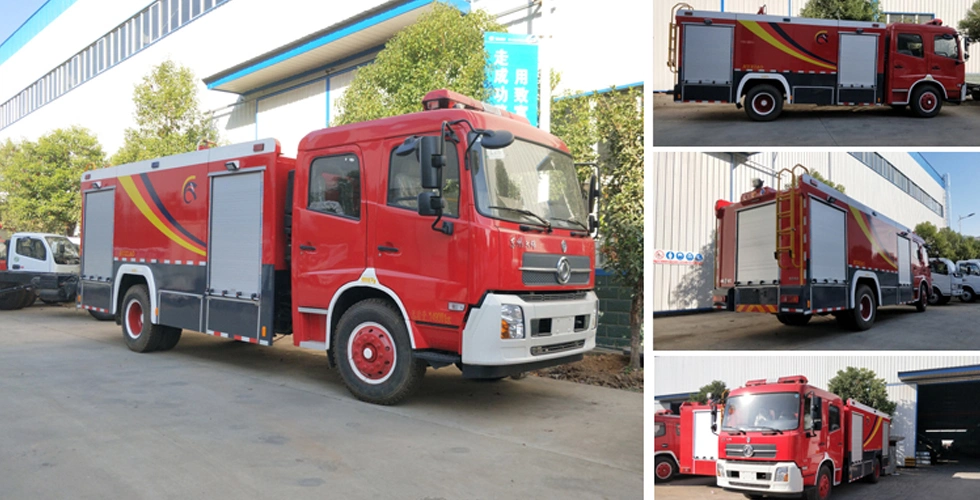 Dongfeng Kr 10000L 4X2 Water and Foam Fire Fighting Trucks