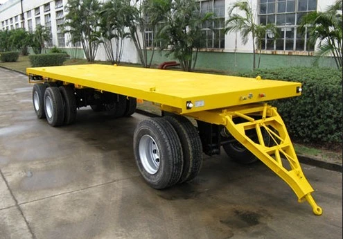 2/ 3/4 Axles Hydraulic Dump Box Open Cargo Fence Side Wall Trailer Tractor Trailer Draw Bar Full Trailer for Farm Transport