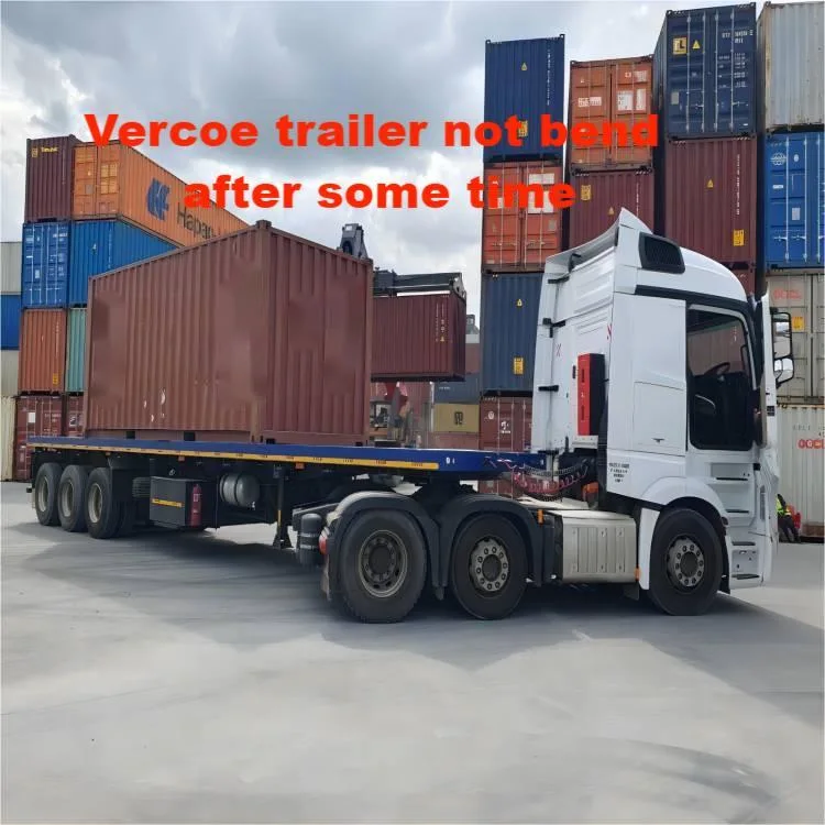 Heavy Duty Equipment 40FT Flat Bed Gooseneck Excavator Tipping Tipper Fuel Tank Cargo Semi Truck Flatbed Lowbed Dump Truck Trailers