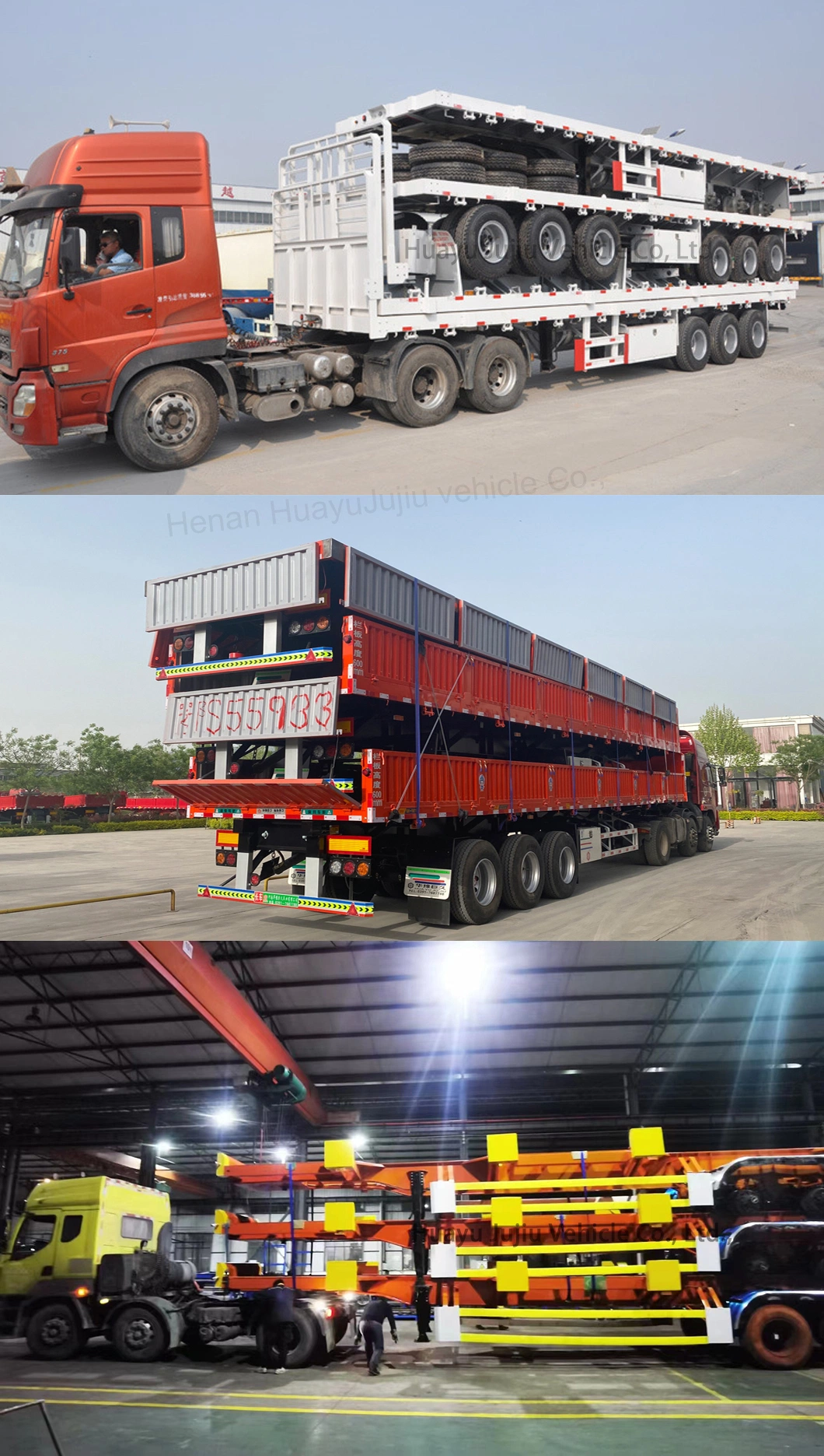 High Quality Tipper/Dump Trailer with Draw Bar Semi Trailer